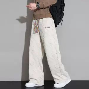 팬츠 남자 캐주얼 가을 봄 배기팬츠 맨투맨 끈 나염 배기 admr3