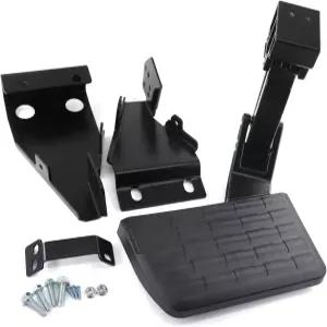 75328-01A 포드 F150 2021 2022 2023 접이식 트럭 테일게이트 스텝 블랙용 리어 베드 범퍼