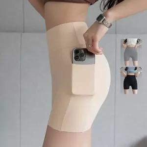 사이드 포켓 심리스 속바지 여성 속옷 팬티 y존 여름속 치마바지 속치마 커버 보정