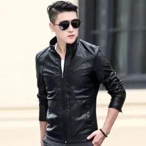 [하프클럽/옷자락]남자 슬림핏 지퍼 데일리 간절기 라이더 자켓