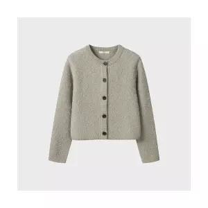 탑텐 TOPTEN 여성) 알파카 블렌드 부클 재킷 가디건_MSF1EC2501 MSF1EC2501 237471