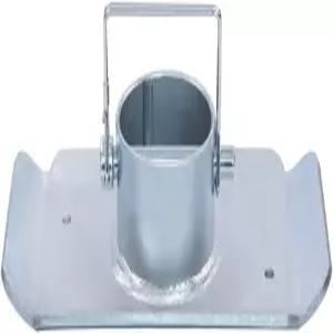 토킹 5000파운드 트레일러 잭 풋 플레이트 핀 베이스 실버