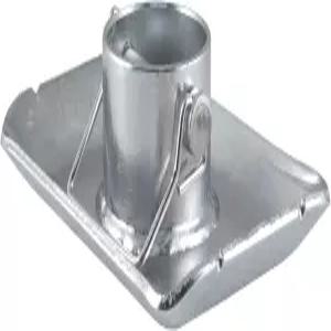 CURT 28272 트레일러 잭 풋 직경 2인치 튜브 장착 2 000파운드 지원