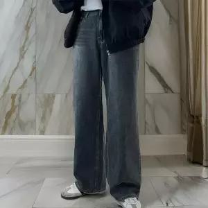 [하프클럽/옷자락]남자 빈티지 세미와이드 루즈 워싱진 청바지