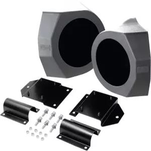 UTV 스테레오 캔암 X3 스피커 킥 포드 - 6.5인치 인클로저 OEM처럼 보이는 추가