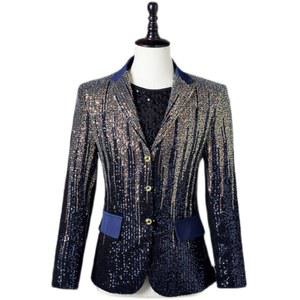반짝이 트로트 자켓 무대 파티의상 가을 정장 패치 공연의상 댄스팀