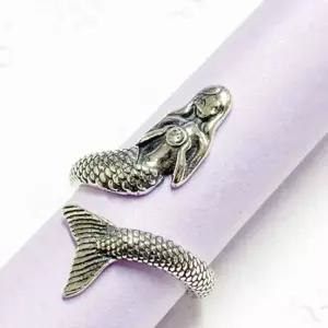 데일리우정반지 대형패션반지 독특한 중지 오픈실버링 은반지