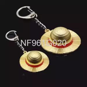  애니메이션 밀짚모자키링 원피스 루피 모자 키링 키홀더 가방고리 열쇠고리 굿즈