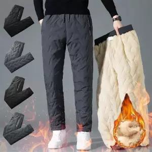 [하프클럽/옷자락]남자 여자 겨울 방한 작업복 양털안감 기모 밴딩 팬츠