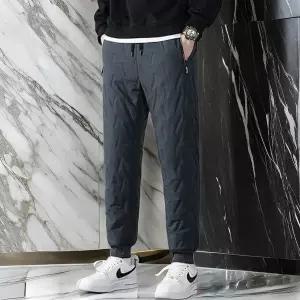 [하프클럽/옷자락]남성 밴딩 기모 조거 털안감 따뜻한 바지