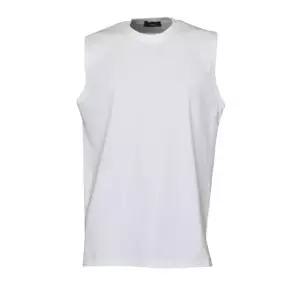 [하프클럽/옷자락]남성 라운드 민소매 레이어드 나시 티셔츠