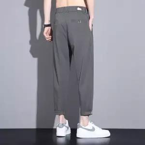 남자 팬츠 면 캐주얼 슬림핏 소재 배기핏 쿨링 깔끔한 인기1