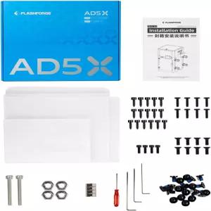 플래시포지 AD5X 인클로저 키트 DIY 색상 및 스타일 최적화된 디자인 소음 냄새 감소 고온 필라멘트 인쇄에