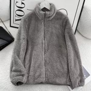 [하프클럽/옷자락]남녀 공용 데일리 캐주얼 퍼 플리스 집업 재킷