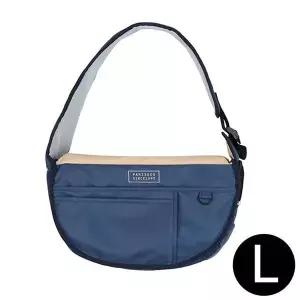 [콩심팥심]패리스독 강아지 심플라인 슬링백 (네이비) (L)