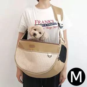 [콩심팥심]패리스독 올뉴 스트라이프 슬링백 (베이지) (M)