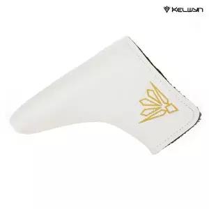 [골드스마일]켈윈 골프채 퍼터 헤드커버 PU가죽 (KW-PC320) (화이트)