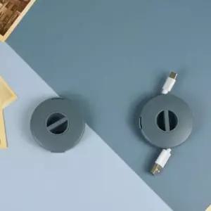 [골드스마일]ksr 충전선정리 이어폰줄감개 블루