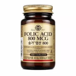 솔가 엽산 800 100정