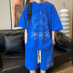 썬더볼츠 남성용 여름 투피스 트레이닝복 반팔세트 캐릭터 빅사이즈 세트 주니어 레포츠에 반바지 반팔 KKE