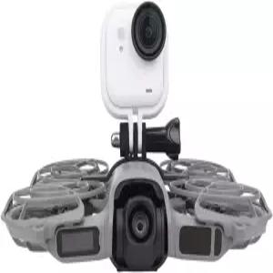 wtohoby Neo 2 쿼드콥터 카메라 마운트 탑 브래킷 Insta360 GO 울트라/GO 3S 액션 호환되는 DJI 드론 확장