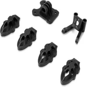 RC FPV 쿼드콥터 장착 베이스 키트 드론 보호 경량 프레임 액세서리용 3D 프린팅 모터 카메라 안테나 블랙