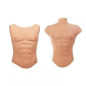 근육 파티 여성 옷 의상 실리콘 파티코스튬 민소매 할로윈 슈트 가짜 외 인조 변장 특수분장