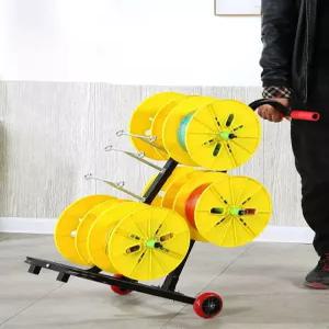 전선 케이블 풀링기 권취기 릴 랜선 와이어 릴 포설 트레이 선통대 다이