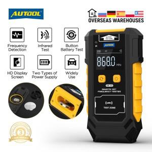AUTOOL RE110 주파수 테스터 자동차 키 도어 TV RF IR 원격 제어 감지기 검사 도구 315 433 868 902MHZ