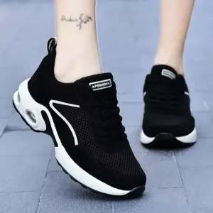 [라일리] Rly 키높이 에어쿠션 스니커즈 여성 메쉬 런닝화 운동