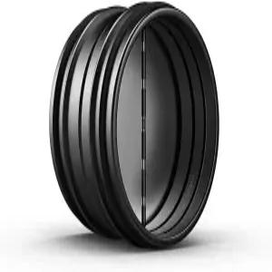 AC 인피니티 4인치 백드래프트 댐퍼 레인지 후드 및 욕실 팬 덕트용 스프링 장착 접이식 블레이드가 있는