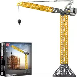 몰드 킹 RC 타워 크레인 고급 빌딩 키트 MOC 대형 트럭 블록 세트 제작 APP 제어 청소년용 엔지니어링 건설
