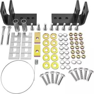 하드웨어 및 브래킷이 포함된 범용 설치 키트 5th 휠 트레일러 히치 Replace Release 30035 58058 10 -