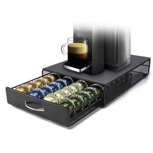 커피 캡슐 포드 홀더 Nespresso Vertuoline Dolce Gusto 보관함 Verismo Lavazza Organizer Drawer