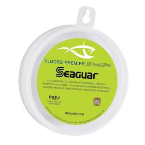 SEAGUAR FLUORO PREMIER 바닷물 낚싯줄 쇼크 리더, 100% 플루오로카본