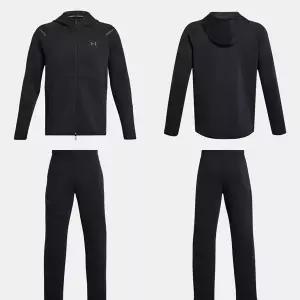 매장정품 UNDERARMOUR 언더아머 1379806-001 1387778-001 블랙 남성 UA 언스타퍼블 플리스 풀 집 트레이닝