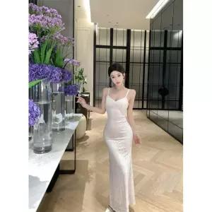 스파이더맨 원피스 스커트 여사친 하계 힙업 나시 레이스 펀칭 머메이드 OPH2