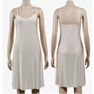 시스루 스타일 끈조절 인견 롱슬립 여름잡옷 여자속옷 이너웨어 속치마 촉감좋은