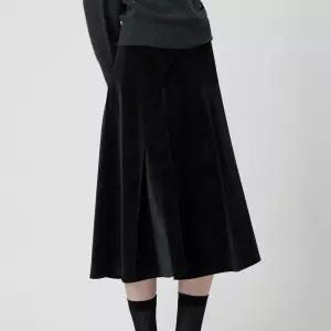 [AK분당점] [씨씨콜렉트] 인조스웨이드 언밸런스 랩 스커트_C254MSD036