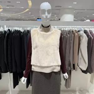 [AK수원점] [더아이잗] 천연 밍크 울조끼