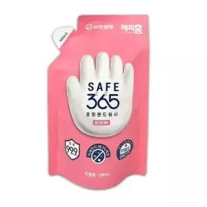 해피홈 핸드워시 손 세정제 핑크포레향 리필 200mL