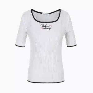 [AK수원점] [에고이스트] [BLUE LABEL] 로즈레터링 배색 반팔니트 ES2OKH01