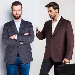 [하프클럽/] 보카시웜 모직자켓 겨울 캐주얼 콤비정장