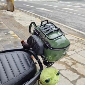 가스통 탑박스 스쿠터 선반 알루미늄 오토바이 수납 리어