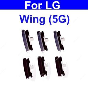 호환 Wing 5G LMF100 용 POWER LOGIC 볼륨 버튼 켜기 끄기 POWER LOGIC 볼륨 사이드 키 휴대폰 소형 버튼 교체