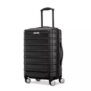 Samsonite Omni, 블랙., Omni 2 스피너 포함 확장 가능한 하드사이드 수하물
