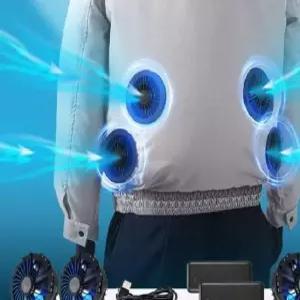 쿨잠바 파운드) 자켓 잠 작업복 S 카모12V2팬+1배터리 선풍기 냉풍 (85-100 쿨링