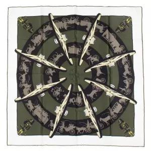 Paris Qui Roule scarf 70 실크 스카프 H981167S 06