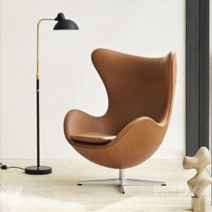 eggchair 1인소파 가죽 이태리 게으른 소파 의자 사무실 인조 족발 수입서피 패브릭