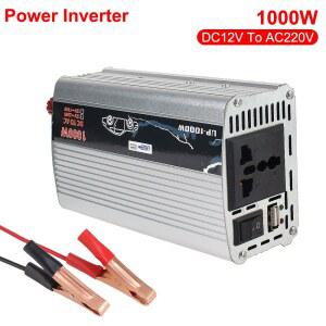 호환 1000W 전자 전압 변압기 자동차 홈 노트북 트럭 12V ~ 110V 220V에 대 한 순수 사인파 전원 인버터